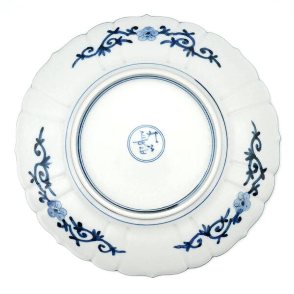 楽天市場】山本長左【宮内庁御用達】九谷焼7.5号皿（大皿）青華宝珠