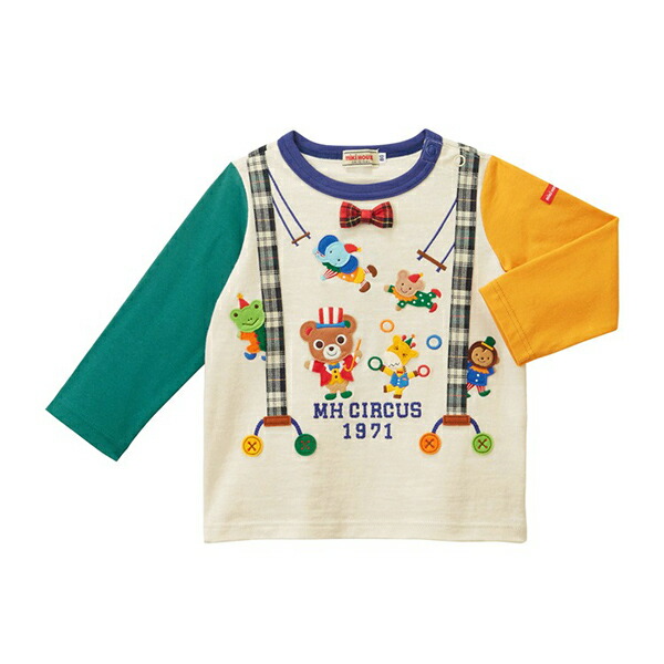 楽天市場】○40％OFFセール○ミキハウス mikihouse 長袖Tシャツ(80