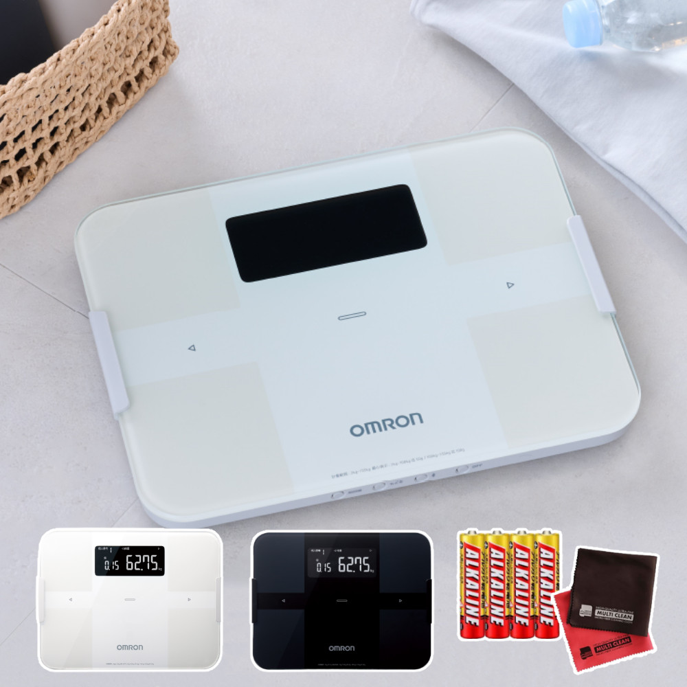 楽天市場】【2023年モデル】（予備電池＆クロス付き）オムロン 体重体