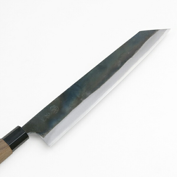 楽天市場】元兼 切付型 和牛刀 240mm 両刃 青紙1号 割込み 黒打ち