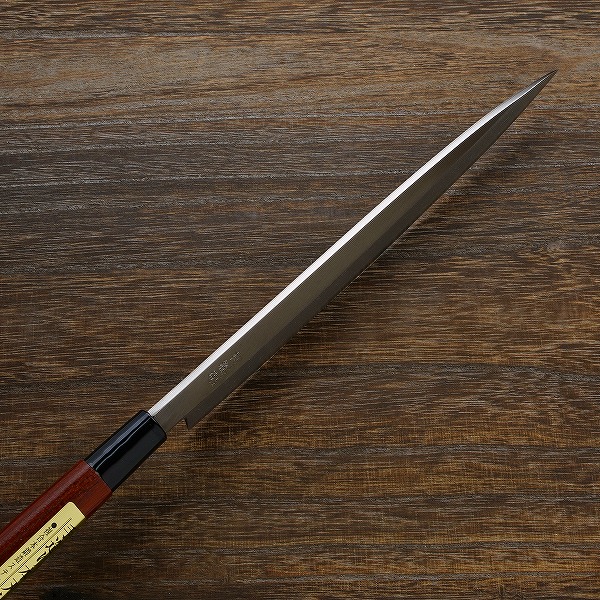 楽天市場】本鍛造複合ステンレス柳刃包丁240mm手造り本刃付け 日本製