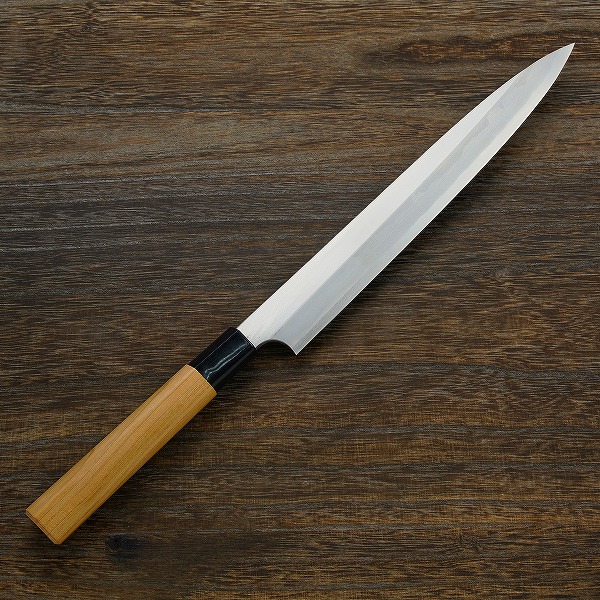 柳刃包丁 青紙一号鋼 木箱付き 刺身包丁 一尺2寸 360mm 刺身包丁 青紙