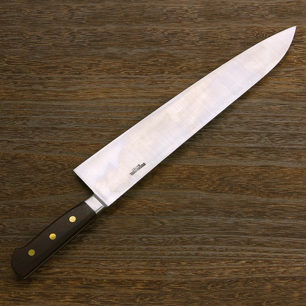 楽天市場】源 助久 牛刀 360mm スウェーデン鋼 共口金付き ツバ付き