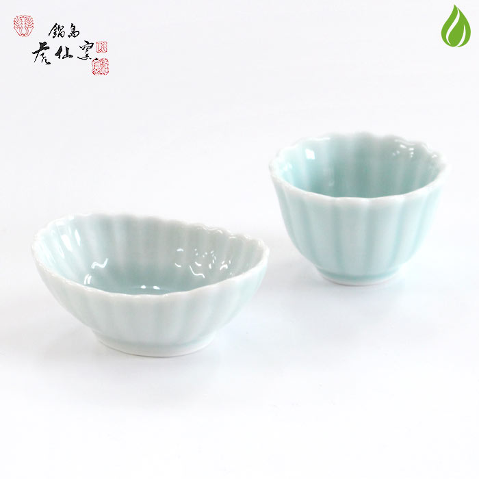 楽天市場】和食器 鍋島虎仙窯 鍋島青磁 豆鉢 【 菊 / 菊楕円 】 8.5cm