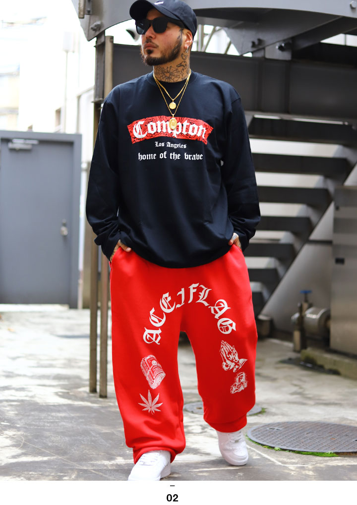 楽天市場】【48%OFF】ACEFLAG 上下セット 長袖 ブランド メンズ 春秋冬