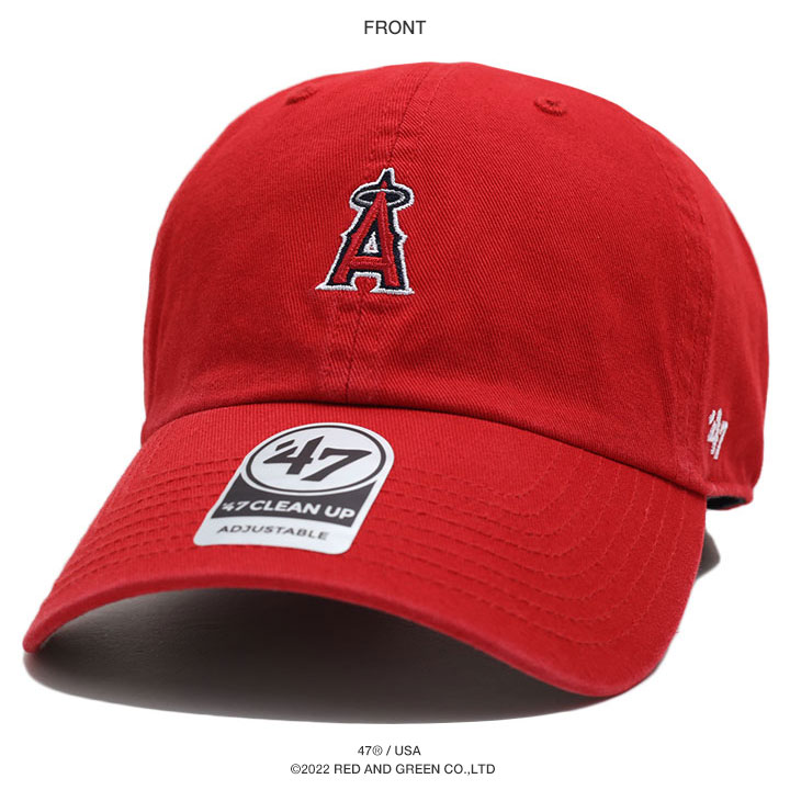 楽天市場】47 キャップ メンズ 赤 MLB エンゼルス エンジェルス 公式