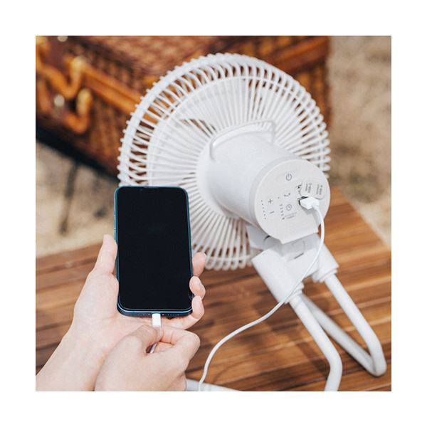 楽天市場】シロカポータブルコードレス扇風機 ANDON FAN サンド