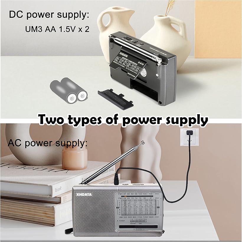 楽天市場】D219 小型 ポータブルラジオ 短波ラジオ FM AM SW ワイドFM