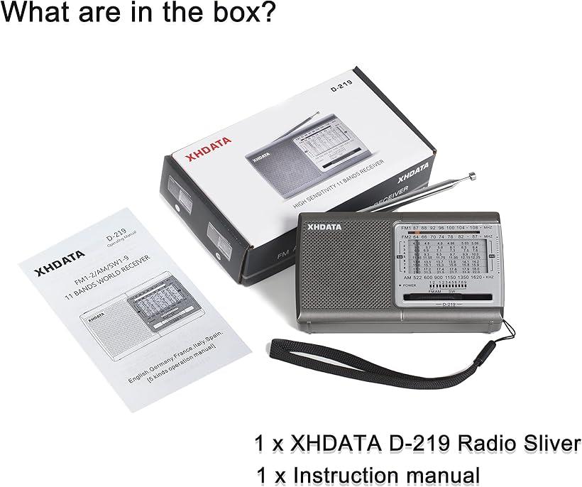 楽天市場】D219 小型 ポータブルラジオ 短波ラジオ FM AM SW ワイドFM