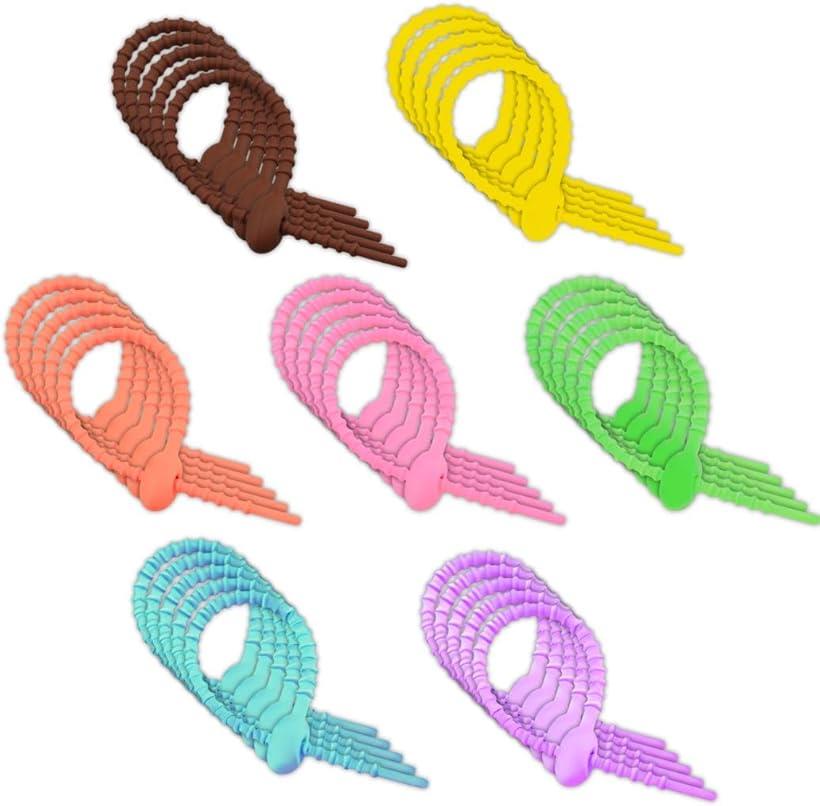 楽天市場】シリコン結束バンド 7色35本セット カラー結束バンド カラー