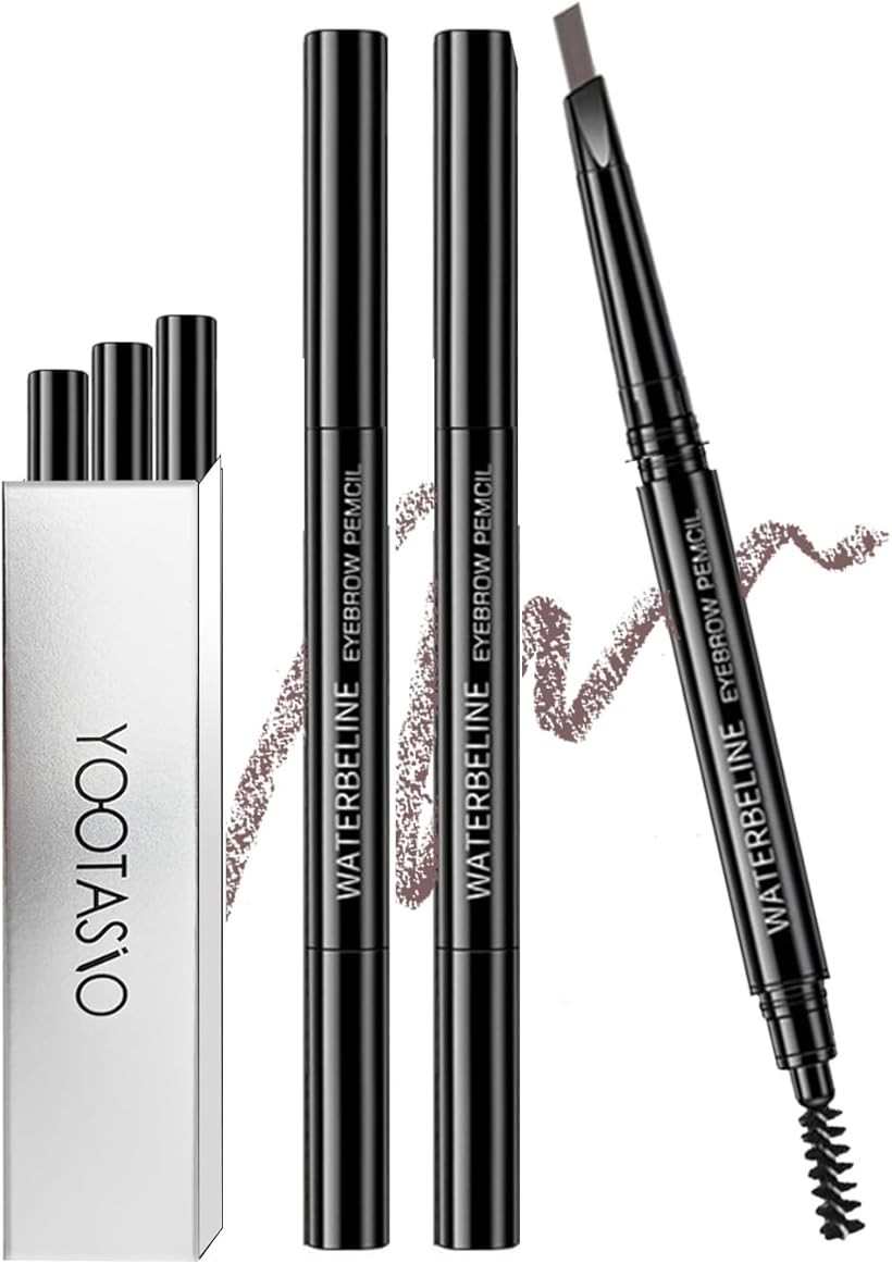 楽天市場】3本両頭アイブロウペンシル ペンシル＆ブラシ 2機能一体型