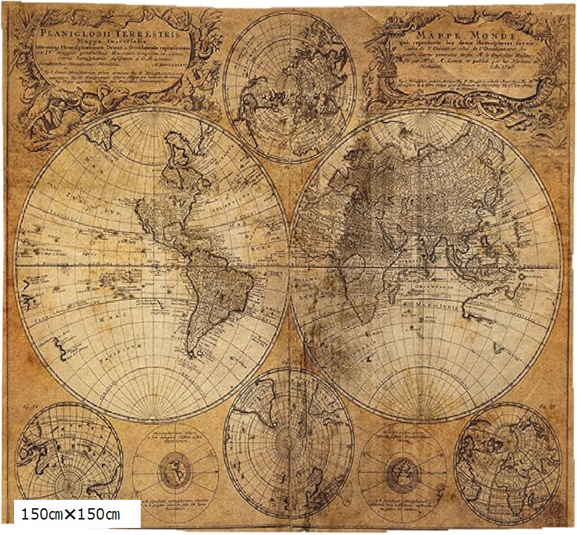 楽天市場】世界地図 ポスター アンティーク マップ ヴィンテージ 壁