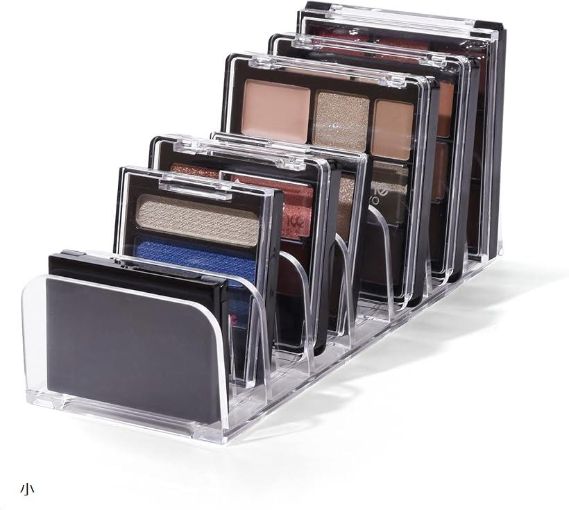 楽天市場】コスメ収納 アイシャドウ 7仕切り アクリルスタンド 化粧品
