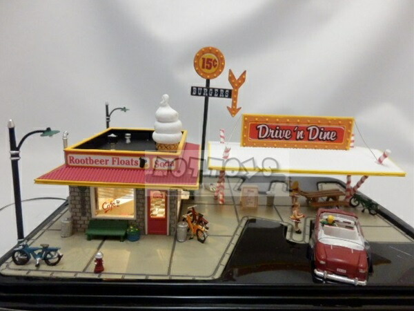 楽天市場】◎1/87 HOジオラマ☆アメリカン グラフィティー ジオラマ