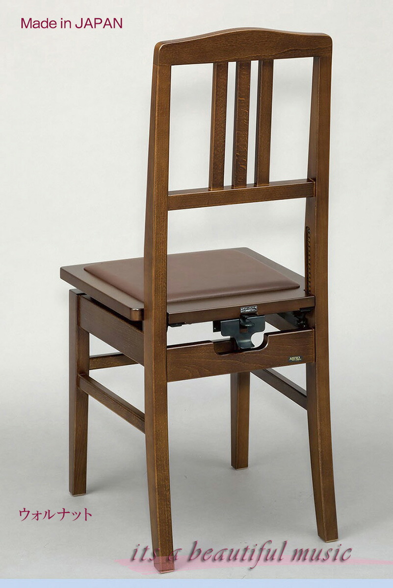 楽天市場】【its】昔からの定番品！日本製背付きピアノ椅子 甲南No.5