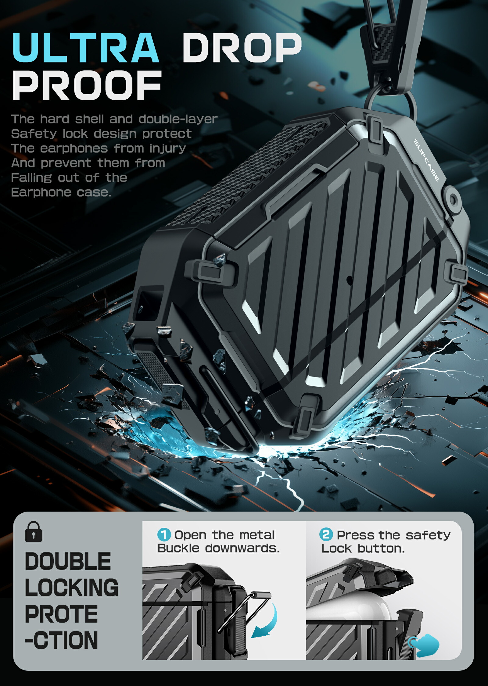 楽天市場】SUPCASE AirPods Pro 3 ケース 2025 防水カバー Airpods 4