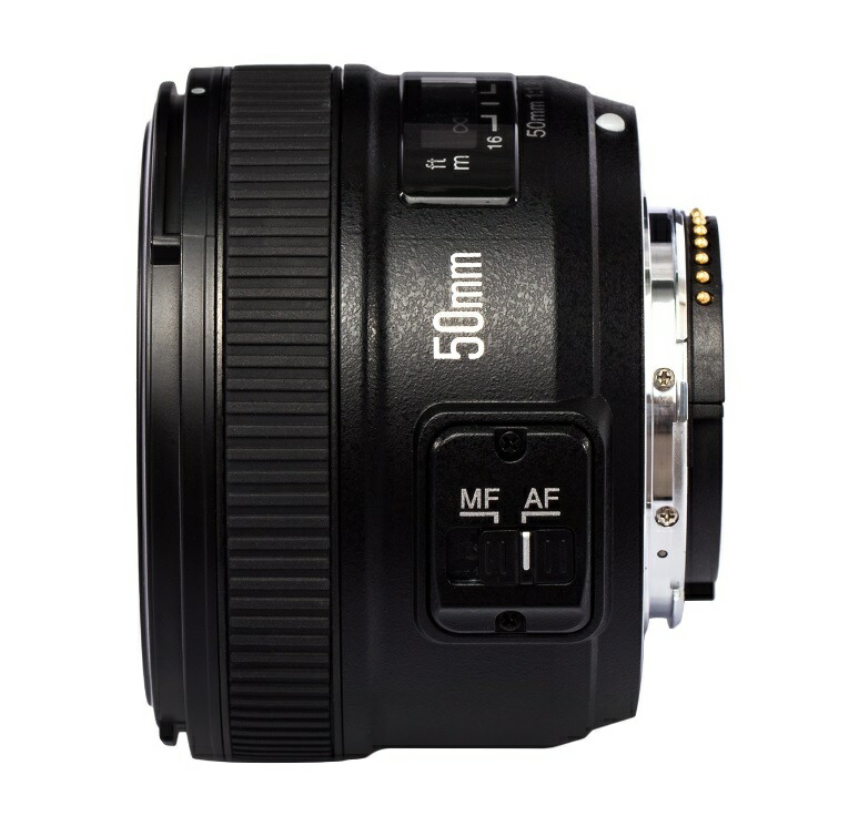 楽天市場】【正規品 純正品3ヶ月保証！！】YONGNUO製 AF 50mm f1.8