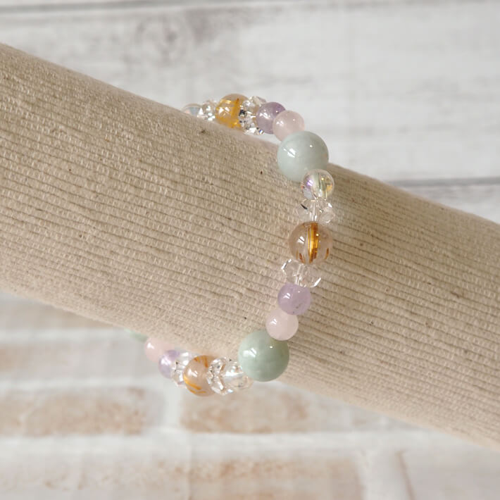 楽天市場】パワーストーン ブレスレット 10mm 翡翠 ルチルクォーツ