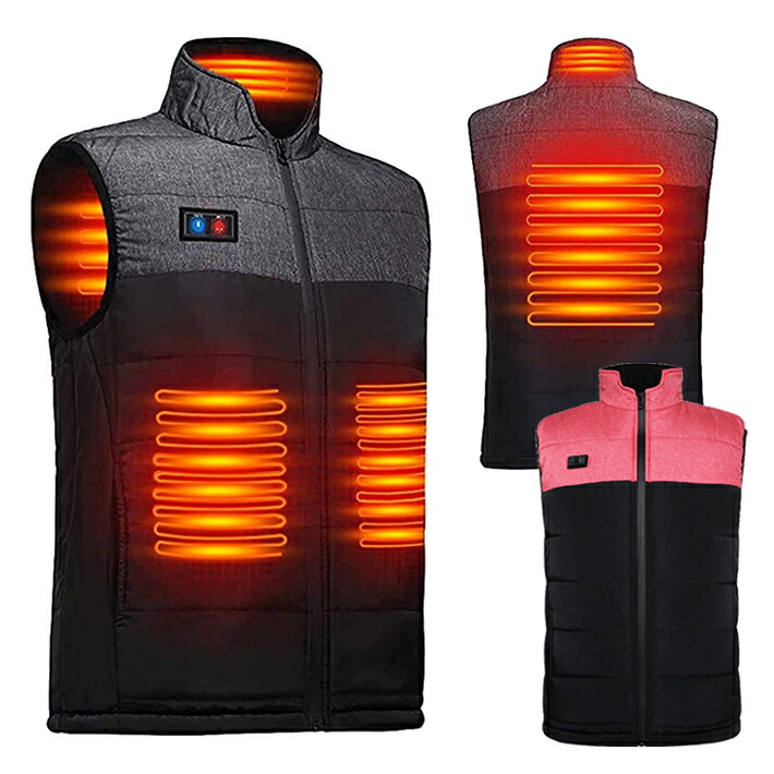 楽天市場】【送料無料】電熱ベスト ヒートベスト Mサイズ Lサイズ 大人