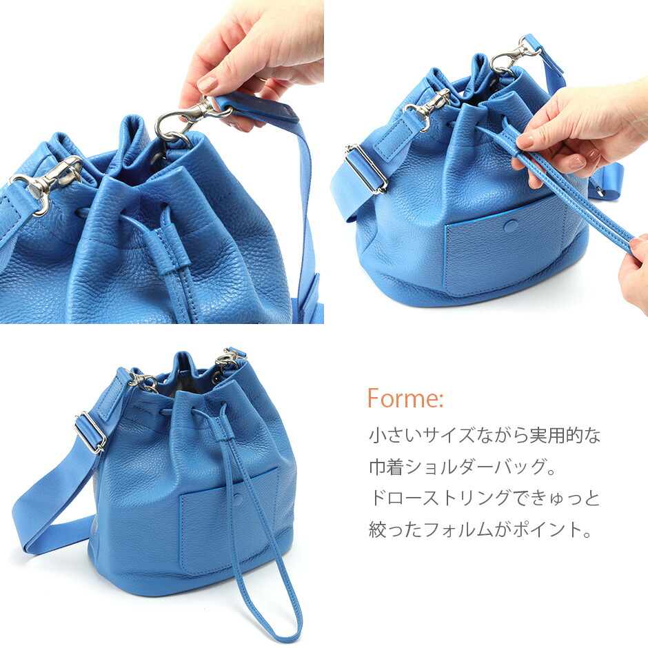 楽天市場】本革 ショルダーバッグ レディース 日本製 バケツ型 巾着