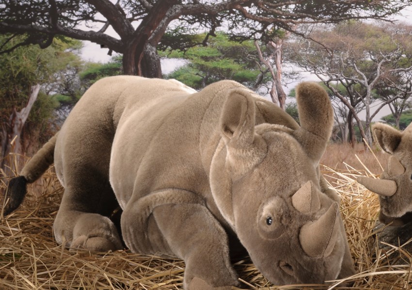 楽天市場】ケーセン ぬいぐるみ Kosen サイ 大 寝そべり 52cm Nashorn
