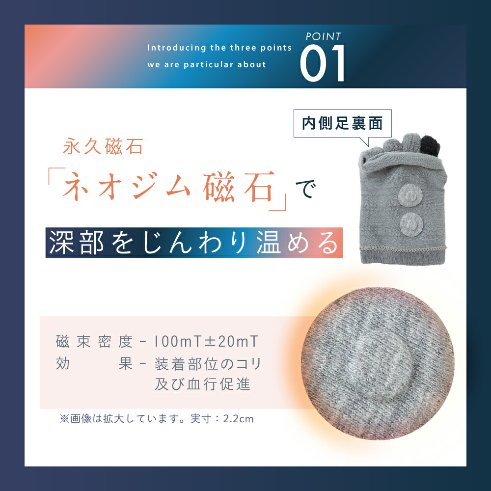 楽天市場】【ポイント10倍】 メディカル磁気5本指ソックス hogu sleep