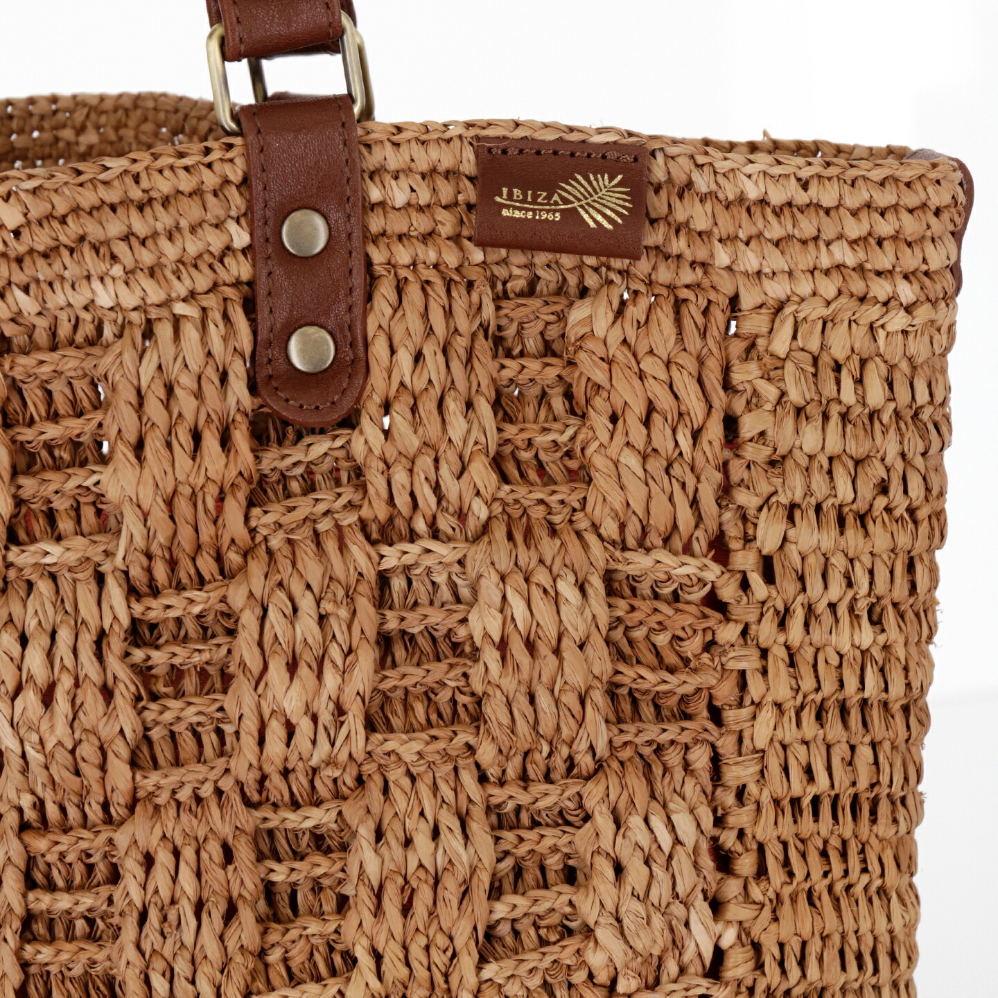 楽天市場】【ポイント3倍】イビサ公式 ラフィアバッグ セミショルダー