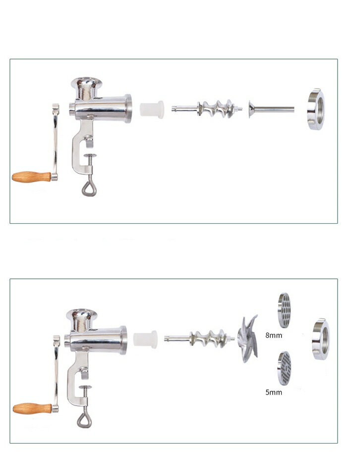 楽天市場】（翌日出荷）手動ミンサー ミンチ機 ひき肉機 3in1 肉ひき