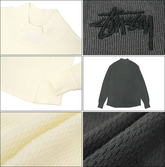楽天市場】ステューシー STUSSY カットソー 長袖 メンズ Mock Thermal