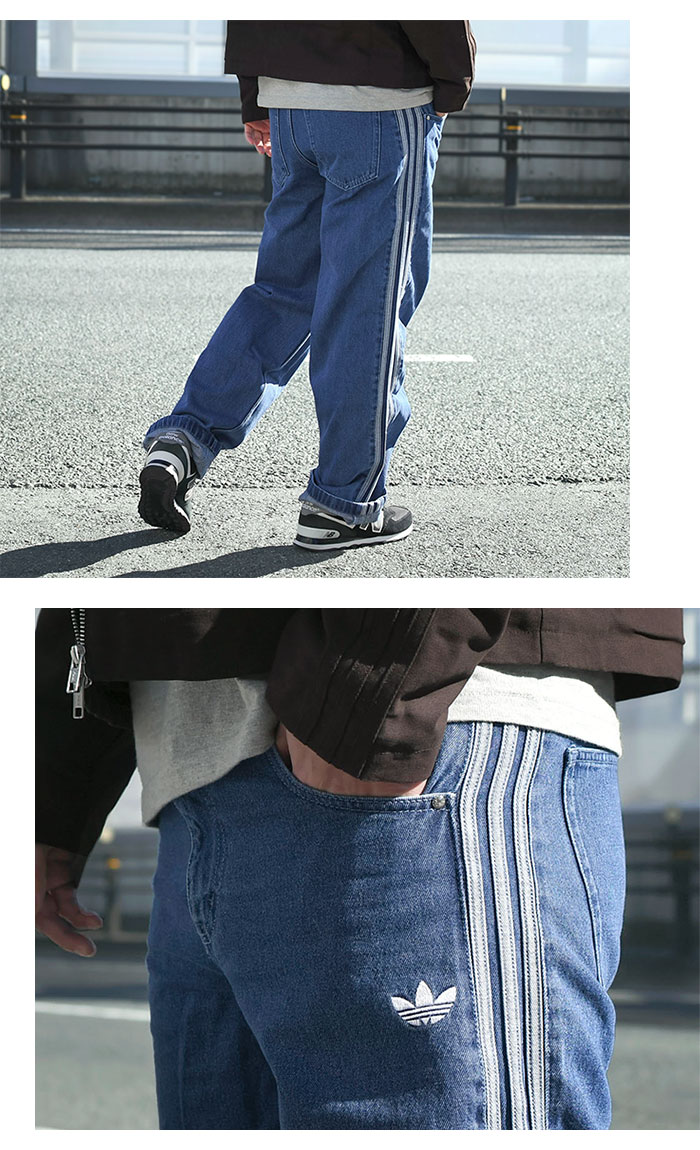 楽天市場】アディダス adidas パンツ メンズ インディゴ デニム FB