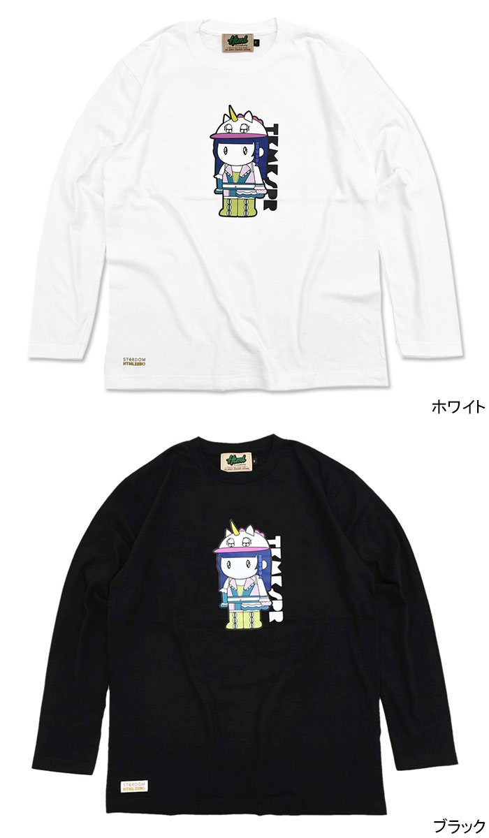 楽天市場】HTML ZERO3×STARDOM 玖麗さやか コラボ ロンT Tシャツ 長袖