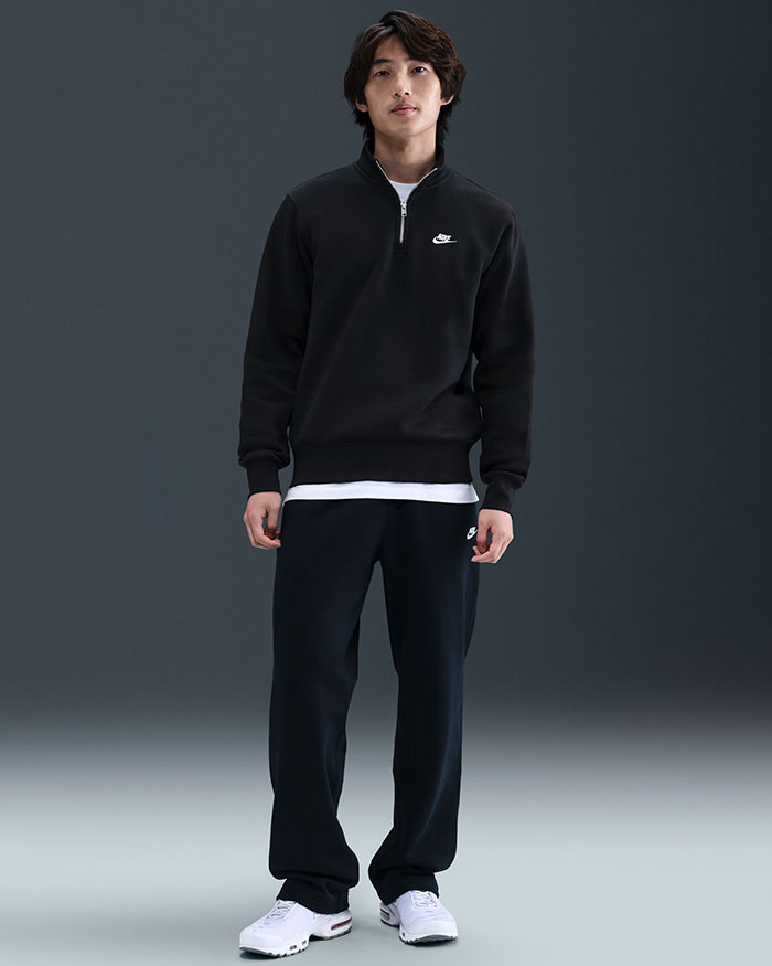 楽天市場】ナイキ NIKE トレーナー メンズ クラブ BB ハーフ ジップ