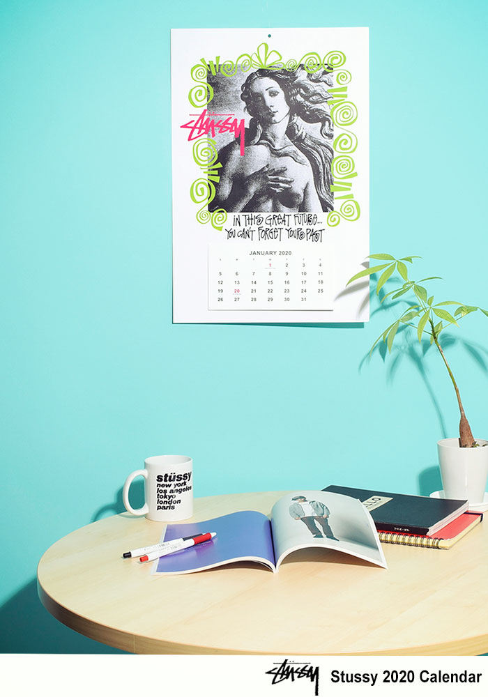 楽天市場】ステューシー STUSSY カレンダー Stussy 2020 ( stussy