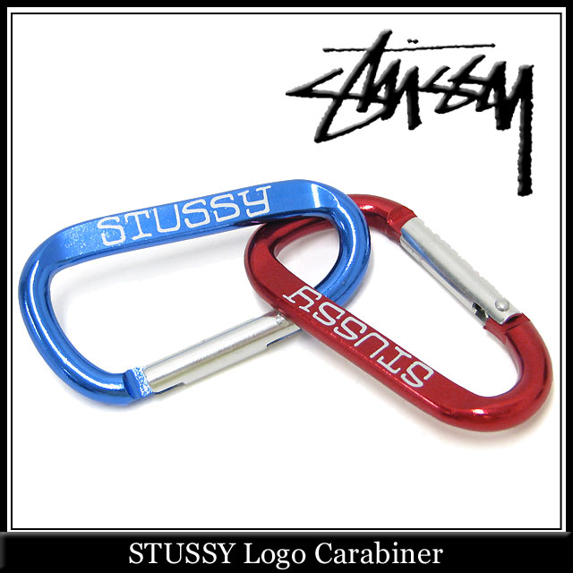 楽天市場】ステューシー STUSSY Logo カラビナ(stussy Carabiner