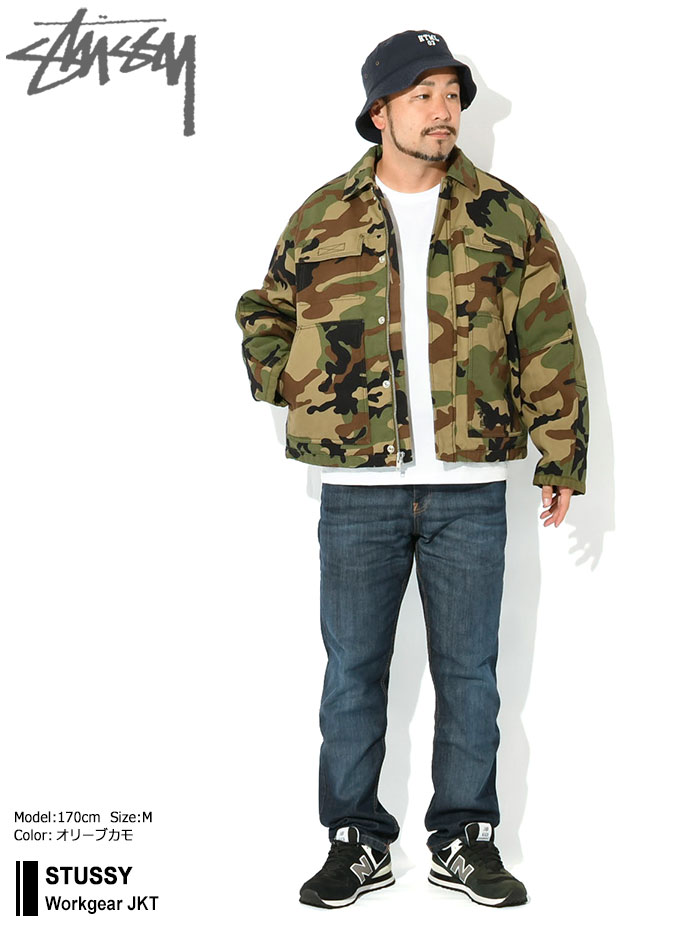 楽天市場】ステューシー STUSSY ジャケット メンズ Workgear ( stussy