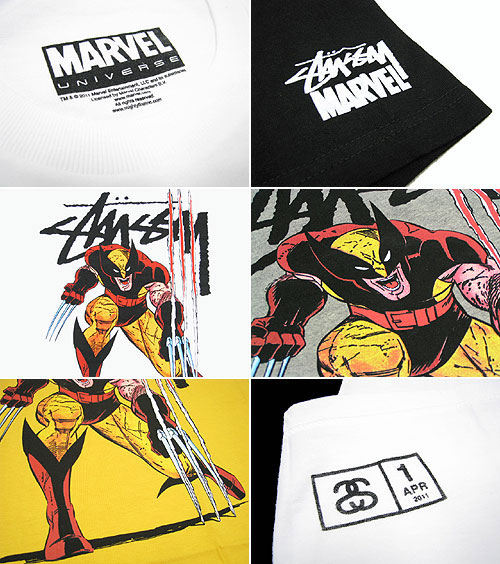 楽天市場】ステューシー STUSSY×MARVEL COMICS Wolverine Tシャツ 半袖