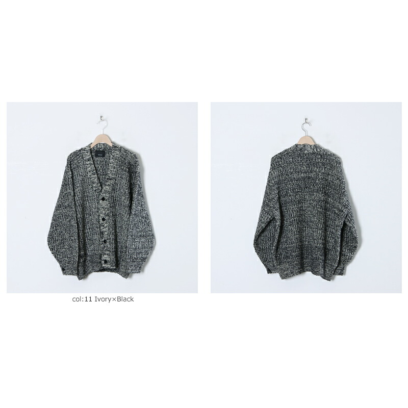 楽天市場】08sircus ゼロエイトサーカス Wo Co melange cardigan