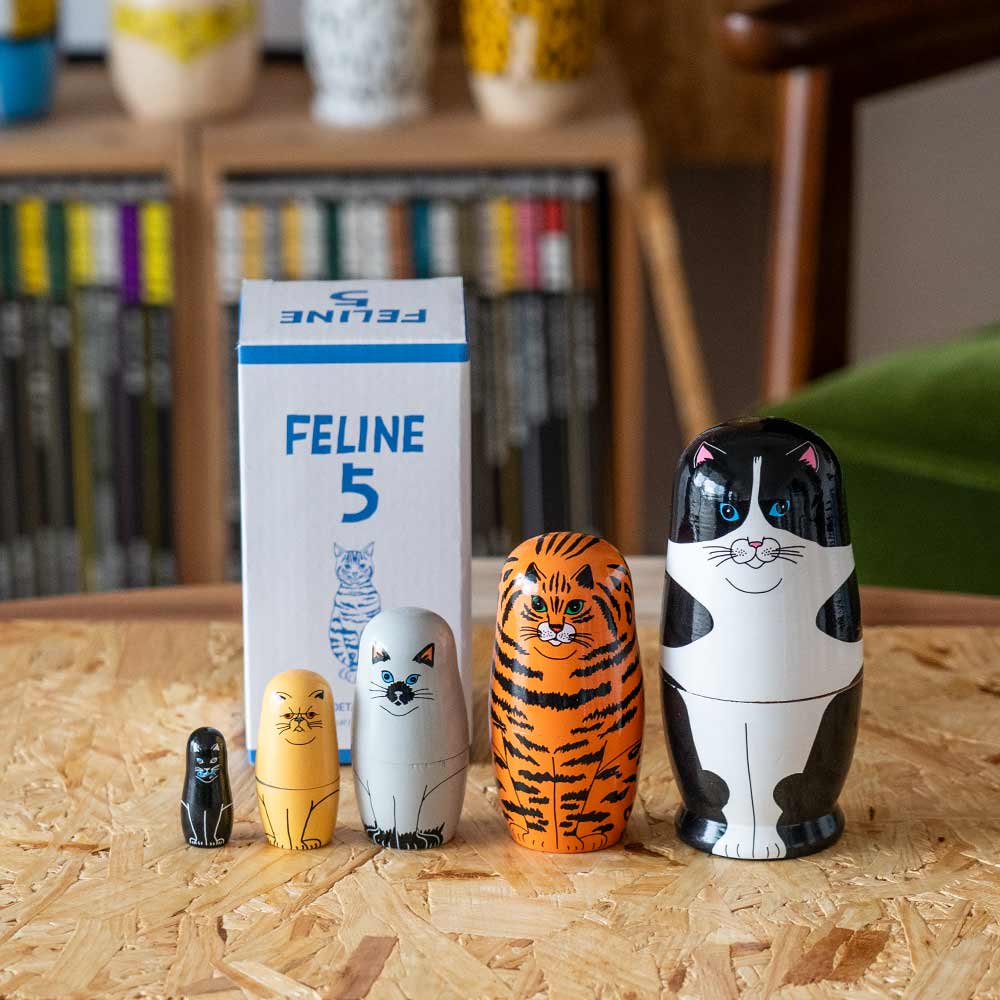 楽天市場】マトリョーシカ Feline 5 MIDORI KOMATSU DETAIL オブジェ
