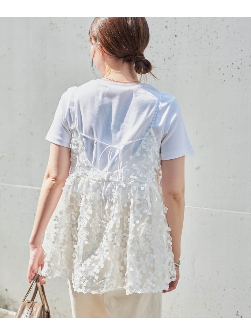 楽天市場】フラワーエンブロイダリー キャミソール IENA イエナ