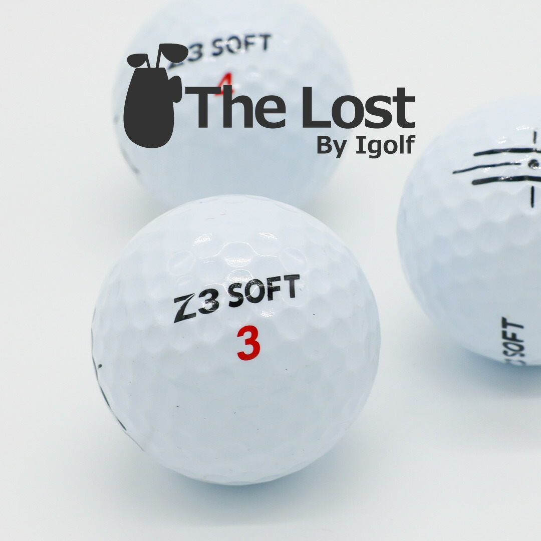 楽天市場】ゴルフボール ロストボール Z3 SOFT ゼット3ソフト 年代混合