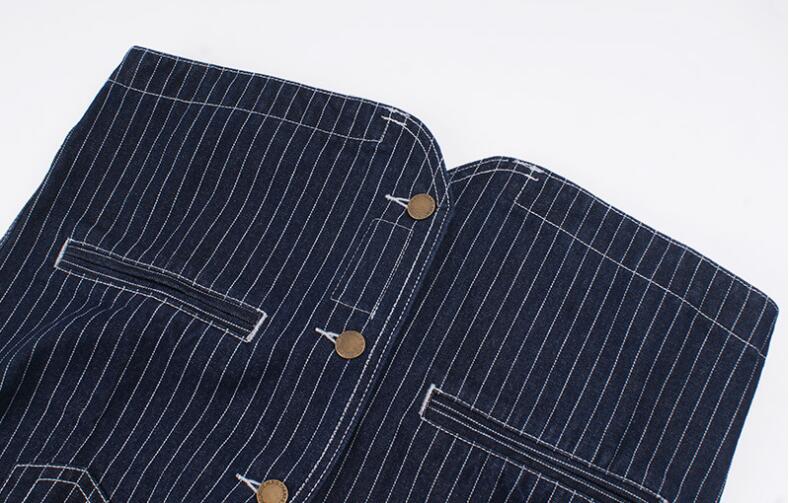 楽天市場】ヴィンテージ復刻モデル ピンストライプデニム ワークベスト