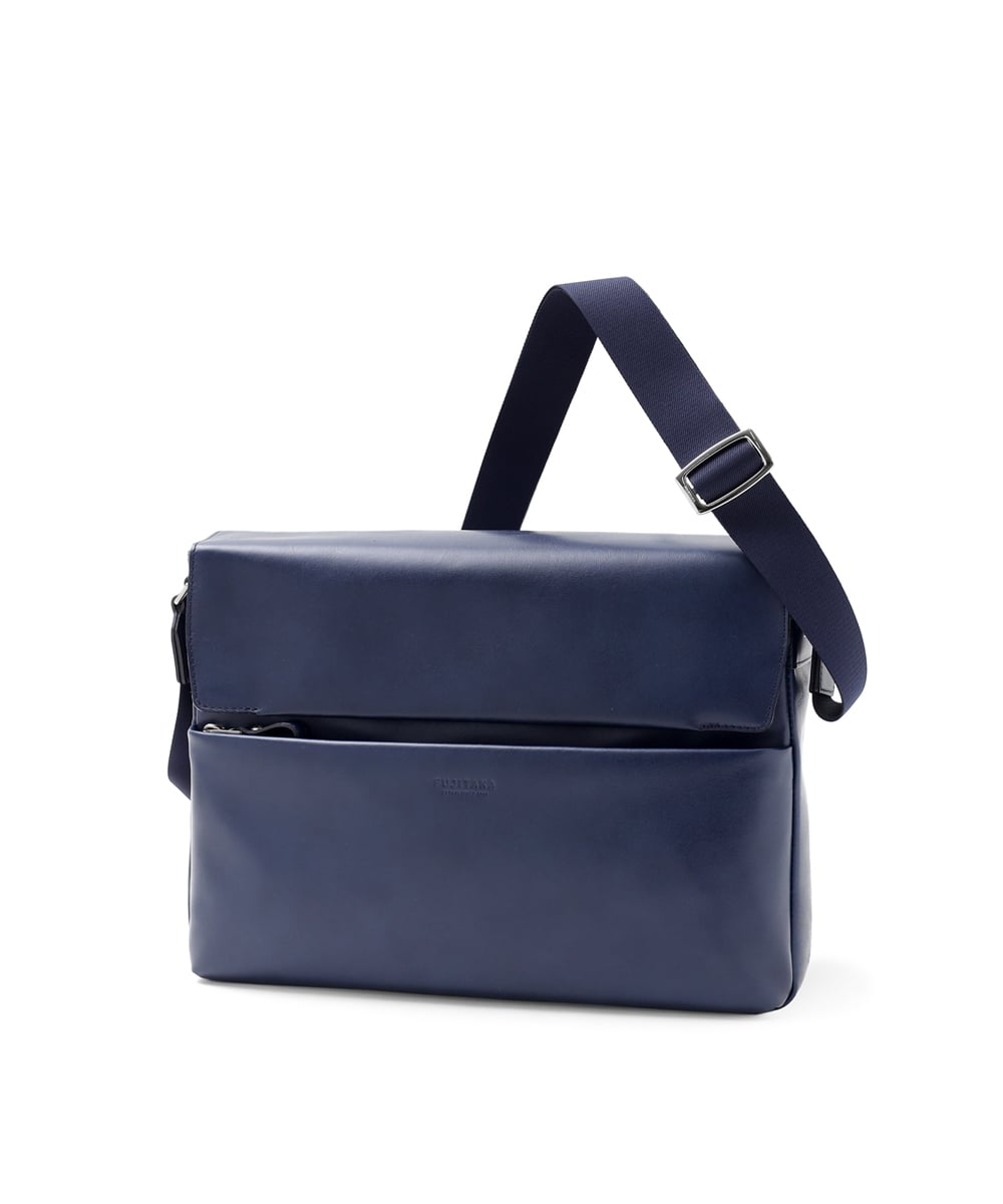 楽天市場】【日経新聞掲載商品】FUJITAKA レザーショルダーバッグ A4