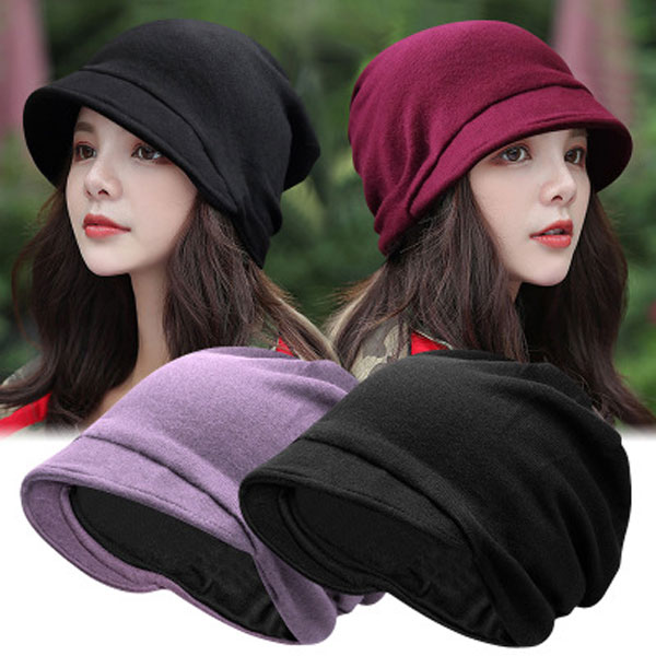 楽天市場】ニット帽 ニットキャスケット スムース 帽子 つば付き