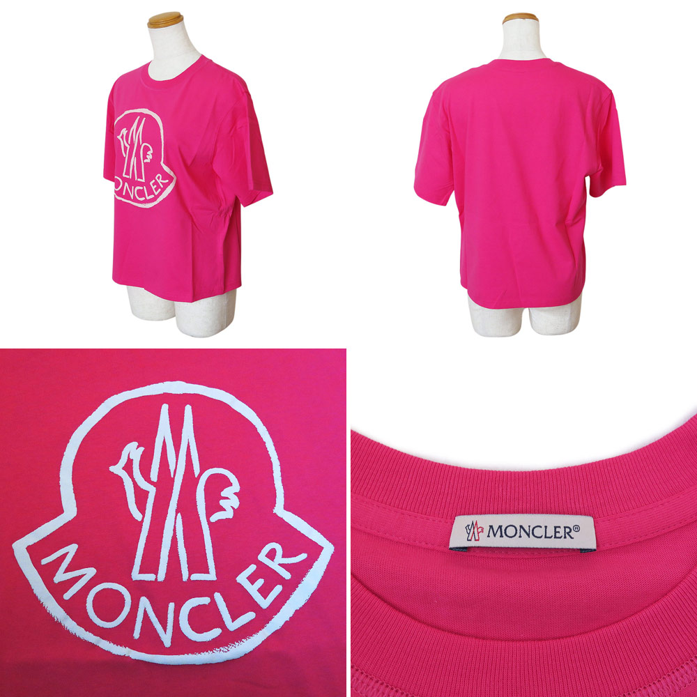 楽天市場】モンクレール Tシャツ 半袖 レディース トップス ビッグロゴ