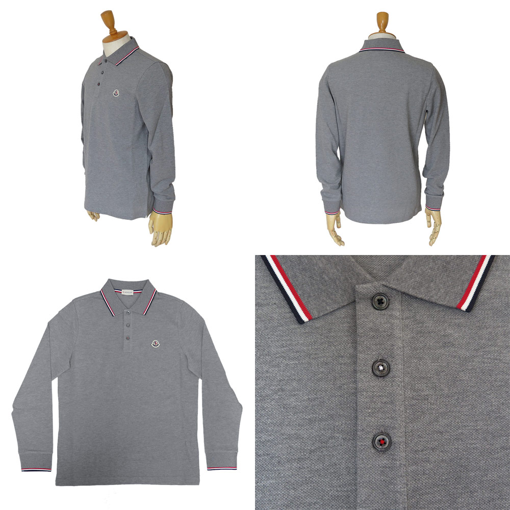 楽天市場】モンクレール ポロシャツ 長袖 メンズ トップス ゴルフ