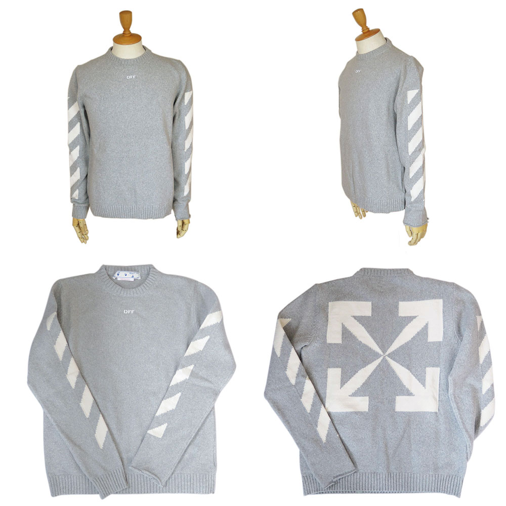 楽天市場】オフホワイト ニット セーター メンズ トレーナー プル