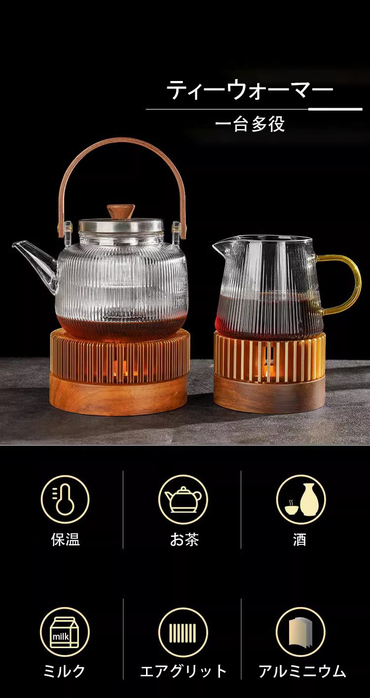 楽天市場】【送料無料】ティーポットウォーマー 癒し キャンドル