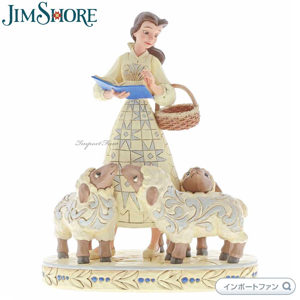 楽天市場】ジムショア ベル ホワイトウッドランド 羊 美女と野獣