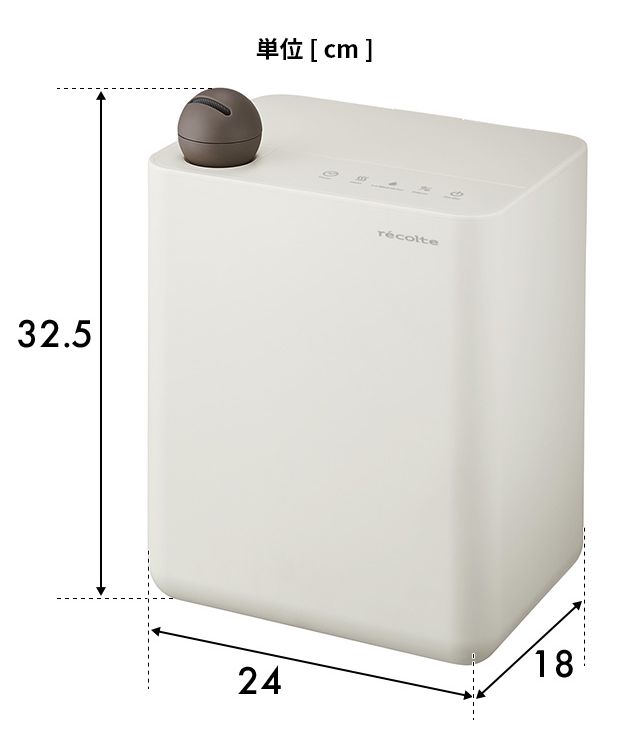 楽天市場】レコルト 加湿器 UVハイブリッド式加湿器 RHF-1 卓上加湿器