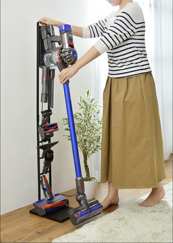 楽天市場】山崎実業 クリーナースタンド コードレスクリーナースタンド